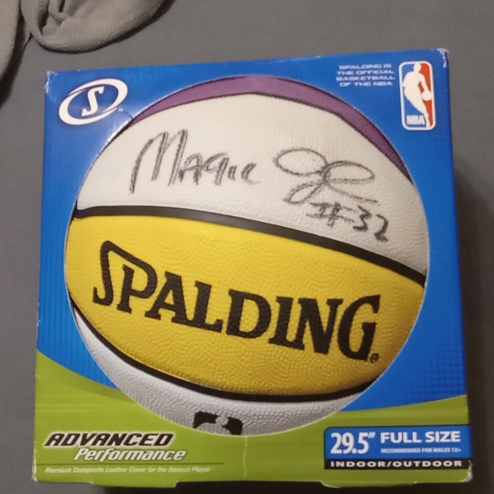 Magic Johnson Signed Basketball